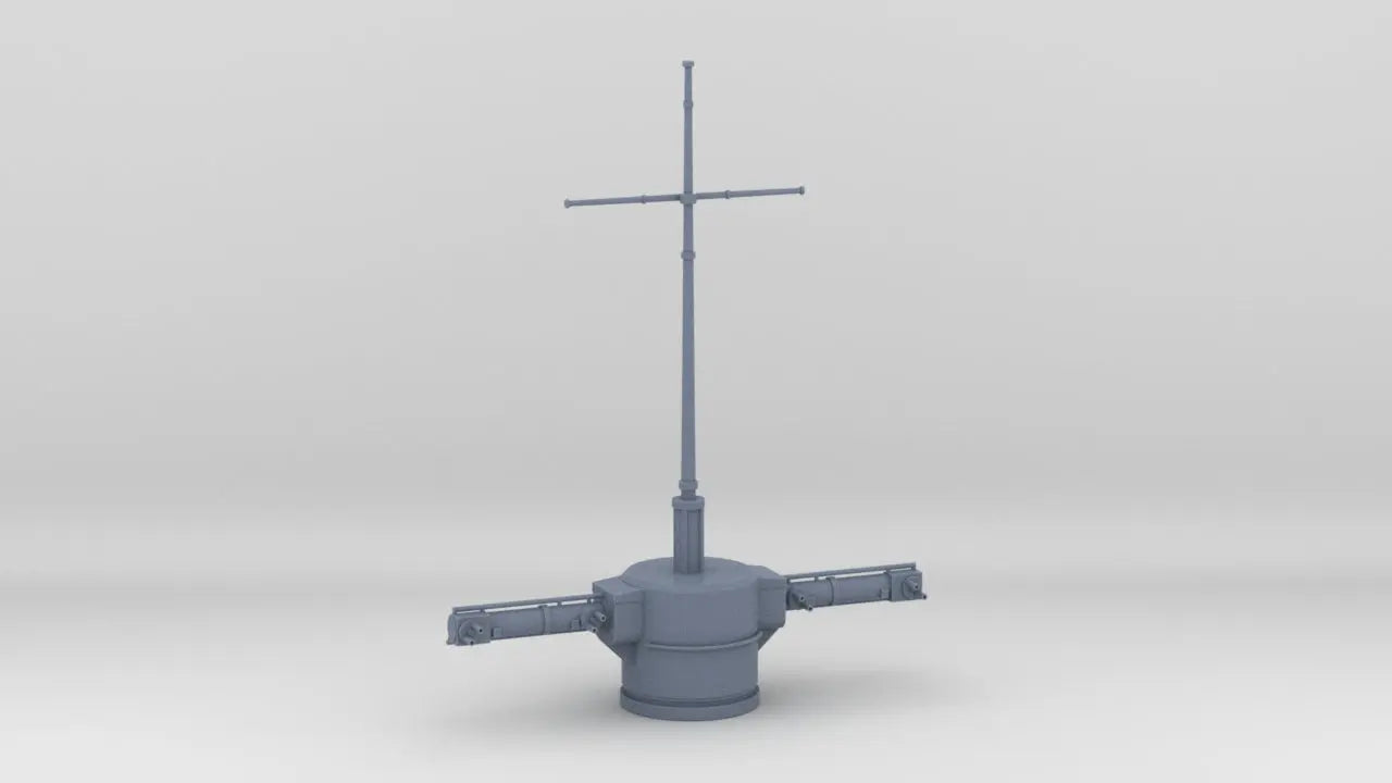 1/100 DKM Gneisenau Aft Rangefinder - distefan 3d print