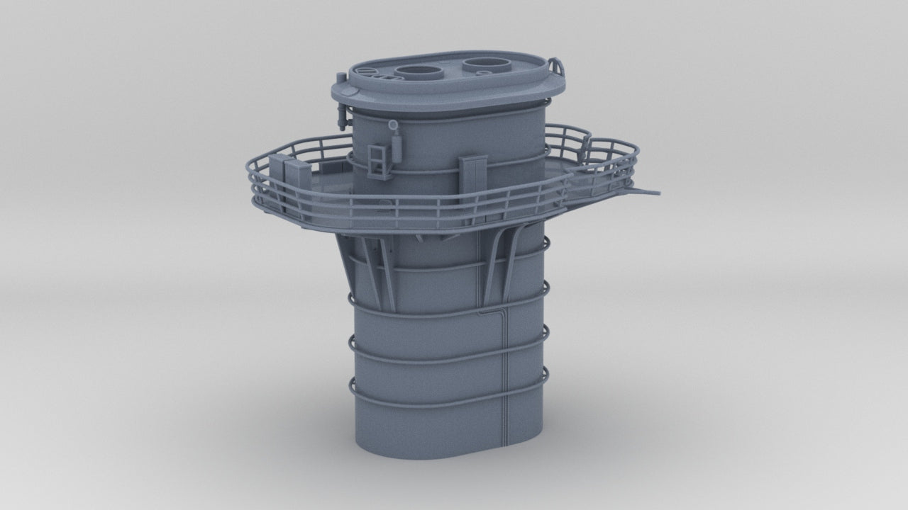 1/100 DKM Graf Spee Funnel - distefan 3d print