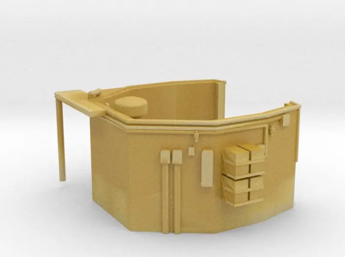 1/100 DKM Graf Spee aft rangefinder command post 2 - distefan 3d print