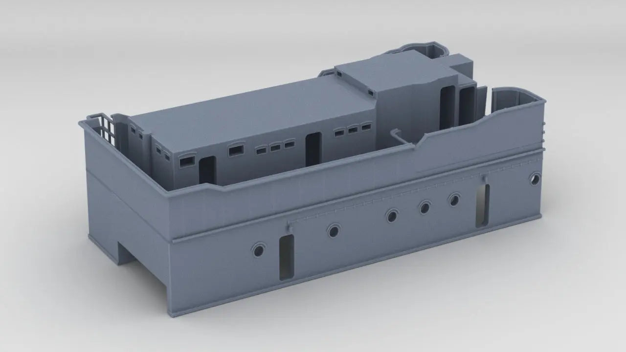 1/100 DKM Graf Zeppelin Forward Deck 1 - distefan 3d print