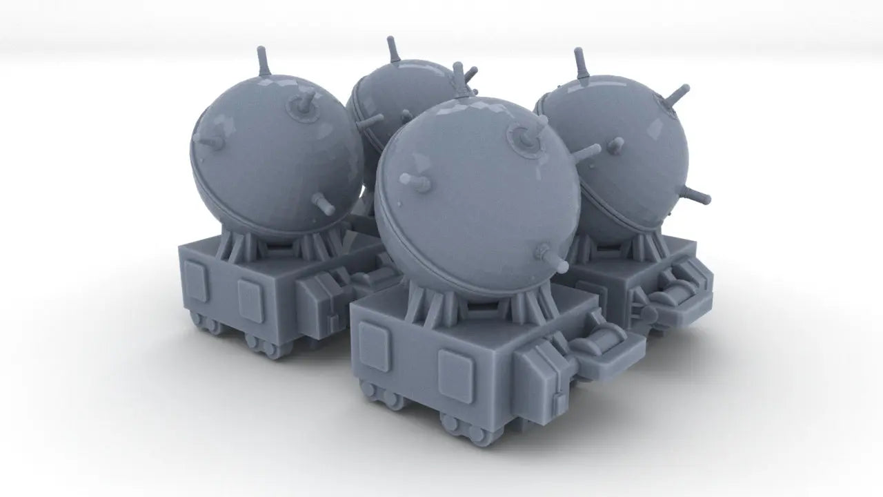 1/100 DKM Naval Mine Set Resin3Dinteractive