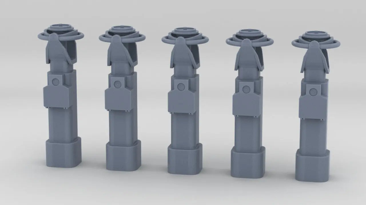 1/100 DKM Peiltochter Set (5pcs) Resin3Dinteractive