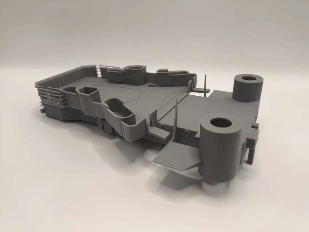 1/100 DKM Prinz Eugen Forward Deck 3 - distefan 3d print