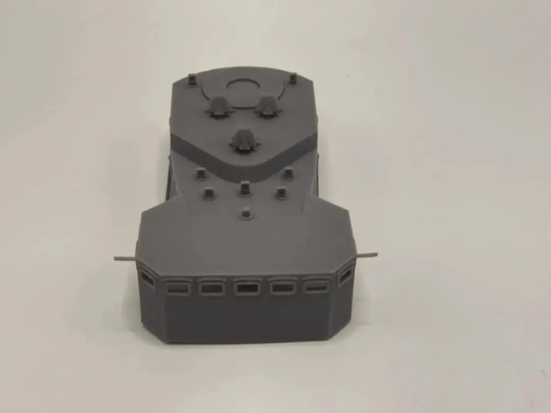 1/100 DKM Prinz Eugen Forward Deck 5 RF Control Post - distefan 3d print