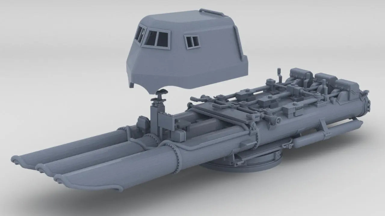 1/100 DKM Prinz Eugen Torpedo Tubes Resin3Dinteractive