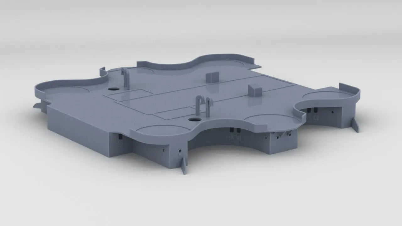 1/100 DKM Scharnhorst Amidships Funnel Deck 1 - distefan 3d print