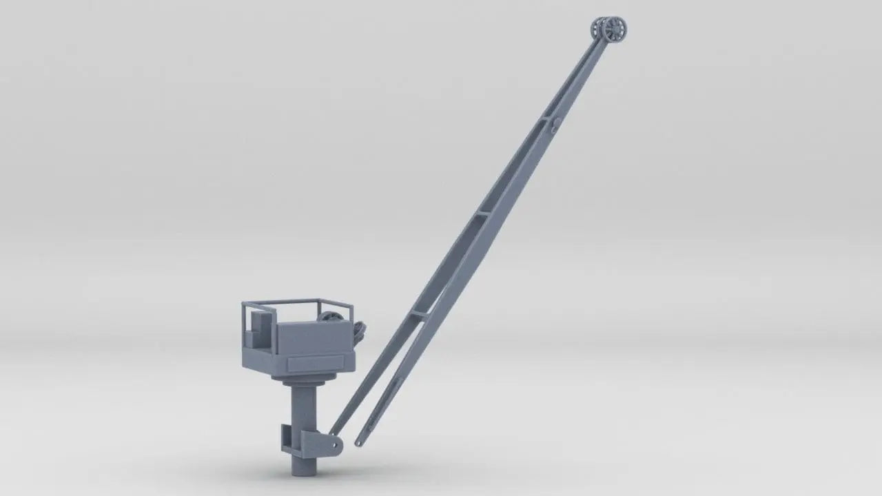 1/100 DKM Scharnhorst Boat Crane Kit - distefan 3d print