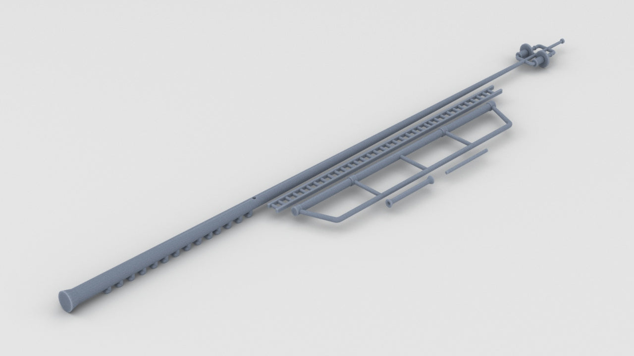 1/100 DKM Scharnhorst Foremast - distefan 3d print