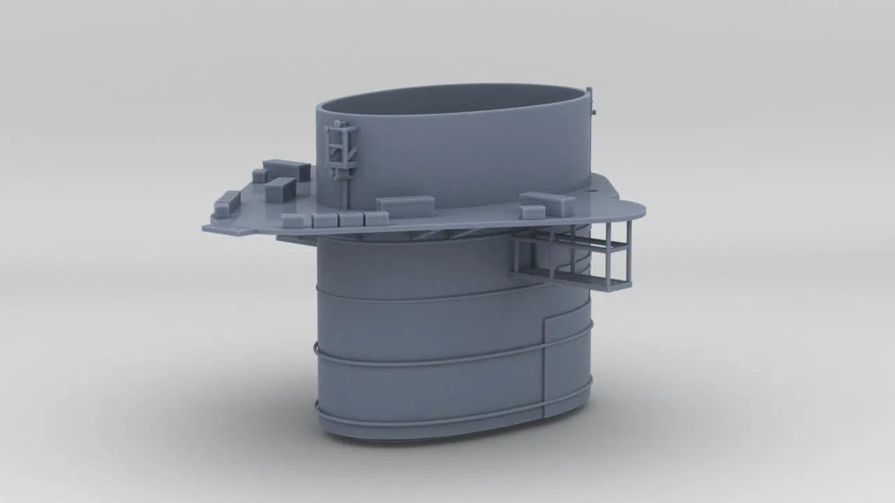 1/100 DKM Scharnhorst Funnel Mid - distefan 3d print