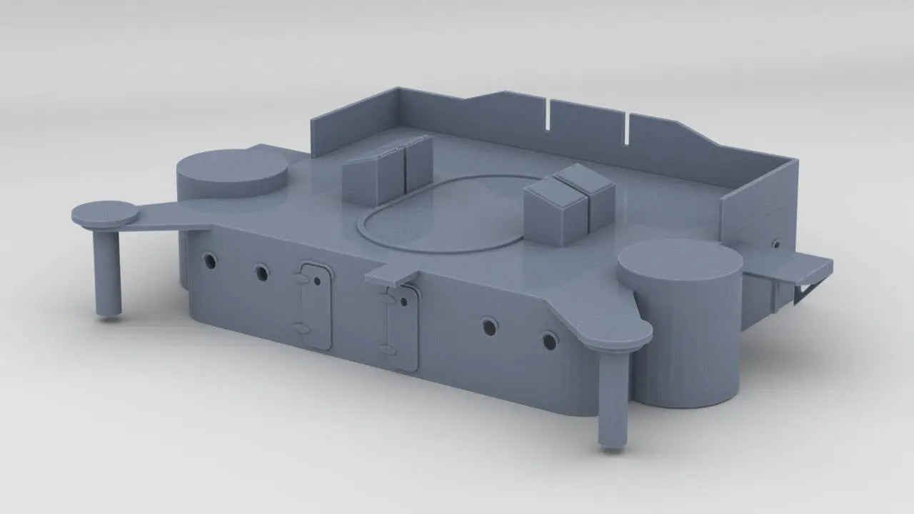 1/100 DKM Scharnhorst Forward Deck 5 - distefan 3d print