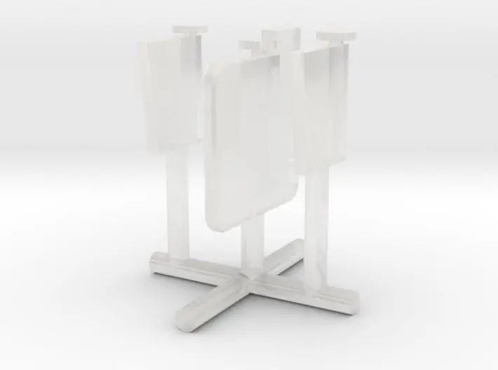 1/100 DKM Schnellboot S100 rudders set - distefan 3d print