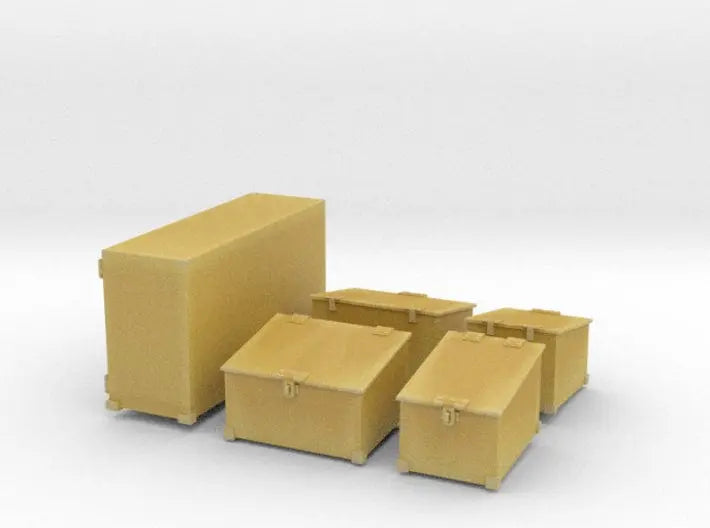 1/100 DKM Schnellboot amidship deck storage boxes