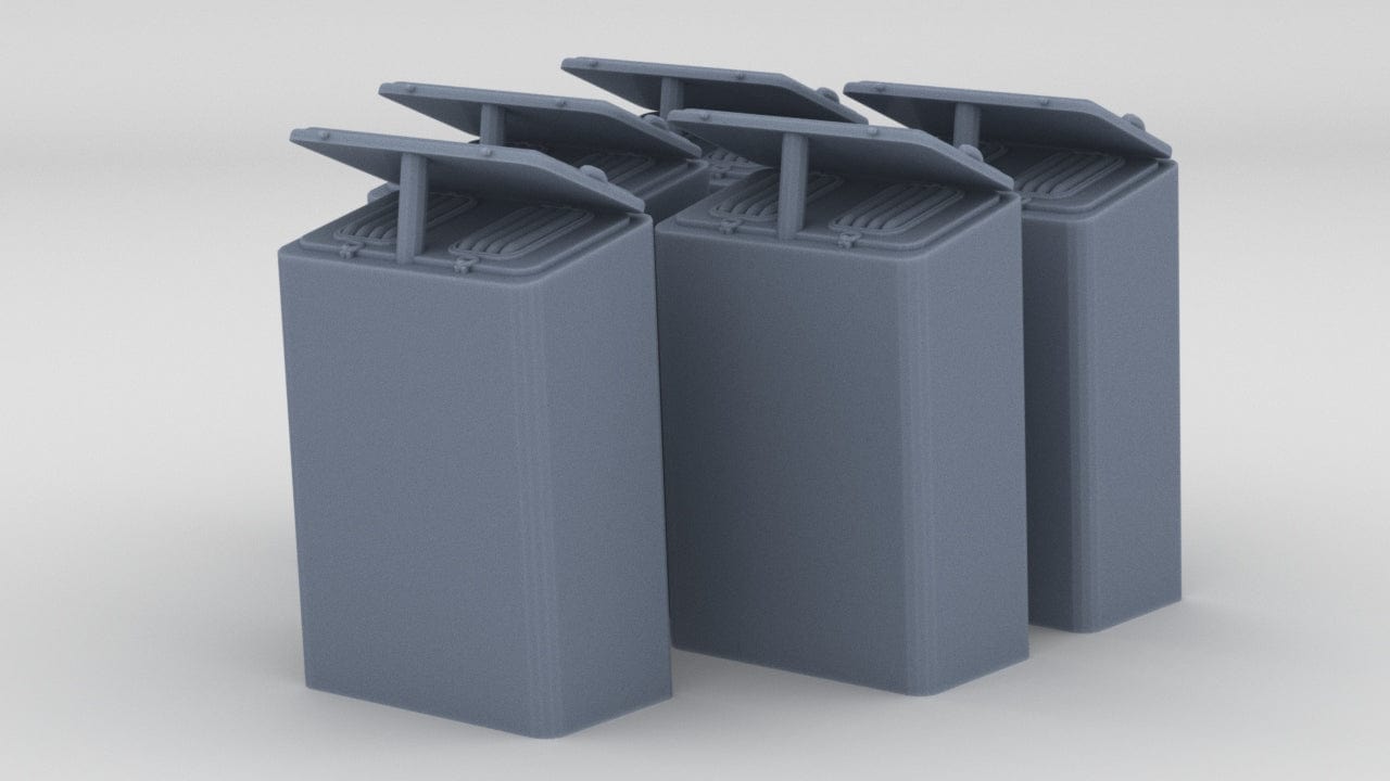 1/100 DKM Skylight Open Lid Set (5pcs) - distefan 3d print