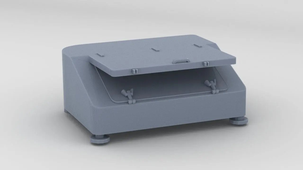 1/100 DKM Stern Deck Hatch v4 - distefan 3d print