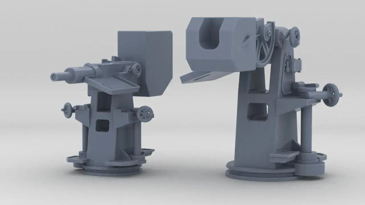 1/100 DKM Training Guns Set (2pcs) Resin3Dinteractive