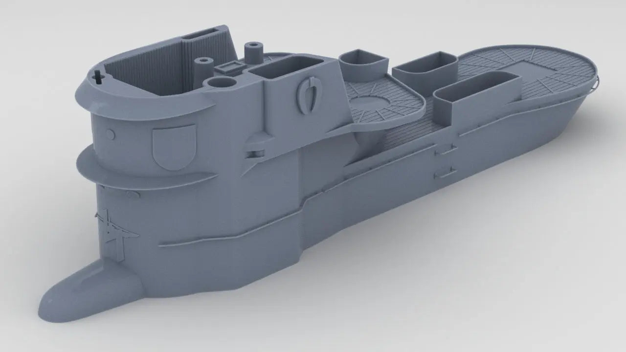 1/100 DKM U-Boot IXC U-505 Conning Tower Resin3Dinteractive