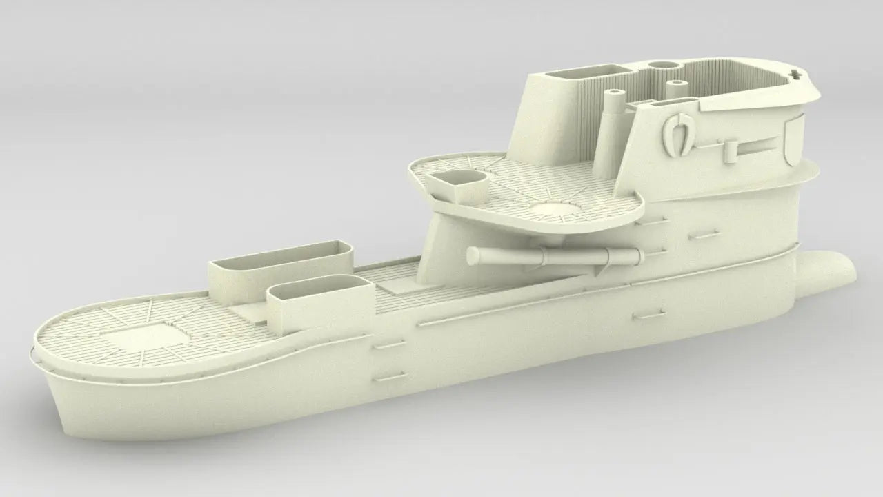 1/100 DKM U-Boot IXC U-505 Conning Tower Resin3Dinteractive