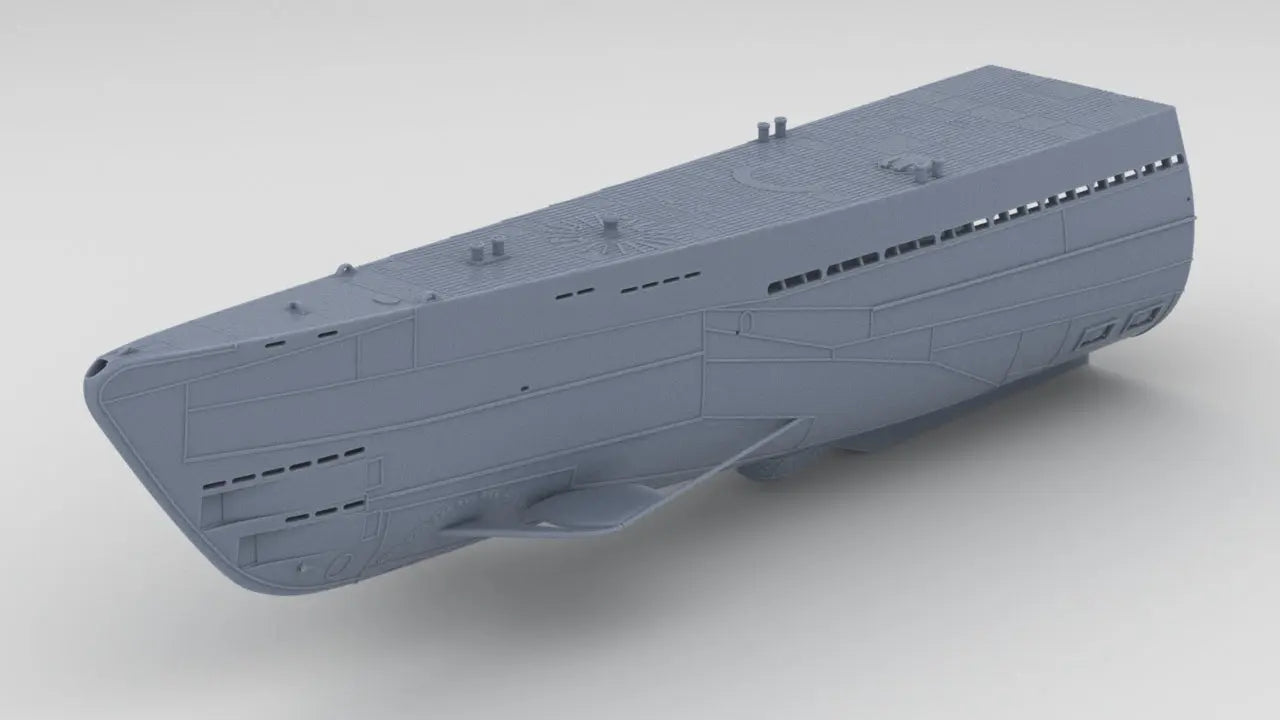 1/100 DKM U-Boot IXC U-505 Hull Set Resin3Dinteractive