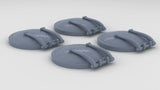 1/100 DKM U-Boot VII/C Bow Hatch Set (4pcs)