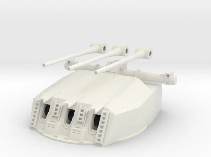 1/100 French Richelieu aft triple 152mm turret  B - distefan 3d print
