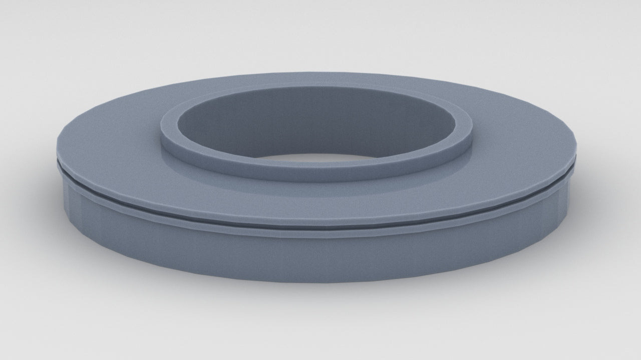 1/100 French Richelieu Triple 152mm Turret Base - distefan 3d print