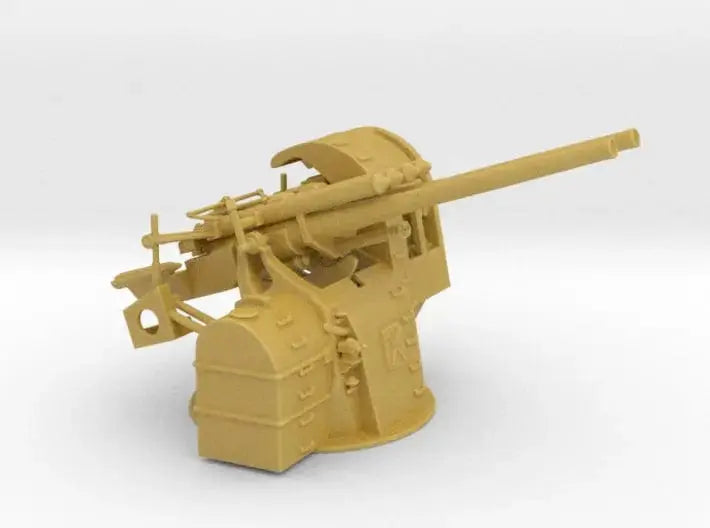 1/100 IJN 12.7 cm/40 (5") type 89 mount twin  - distefan 3d print