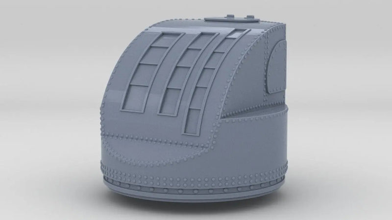Machine Gun Tower 1/100 IJN Machine Gun Control Tower - distefan 3d print