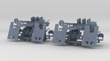 1/100 IJN Type 96 25mm Triple MG w/ Shield Set (2pcs)