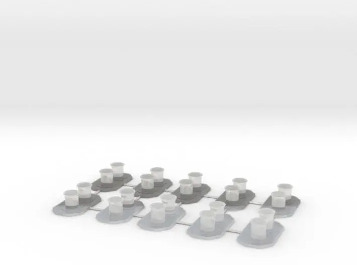 1/100 IJN WWII bollard set 10pcs - distefan 3d print