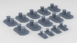 1/100 IJN Yamato Bollard Set (14pcs)