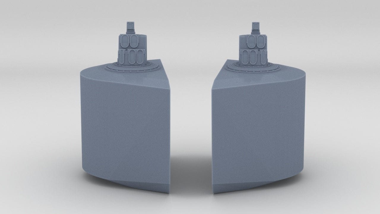 1/100 IJN Yamato Compass Bridge Set (2pcs) - distefan 3d print