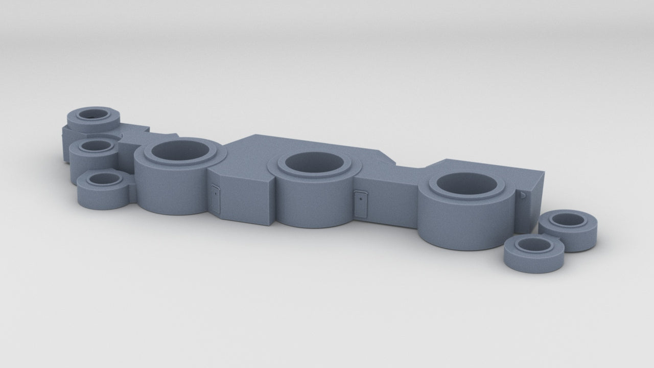 1/100 IJN Yamato Deck 1 Starboard - distefan 3d print