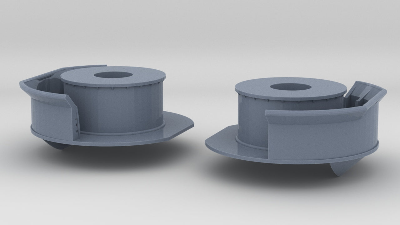 1/100 IJN Yamato Machine Gun Position Set (2pcs) - distefan 3d print