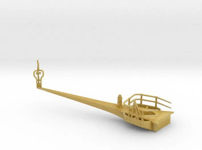 1/100 IJN Yamato antenna yard arm port - distefan 3d print