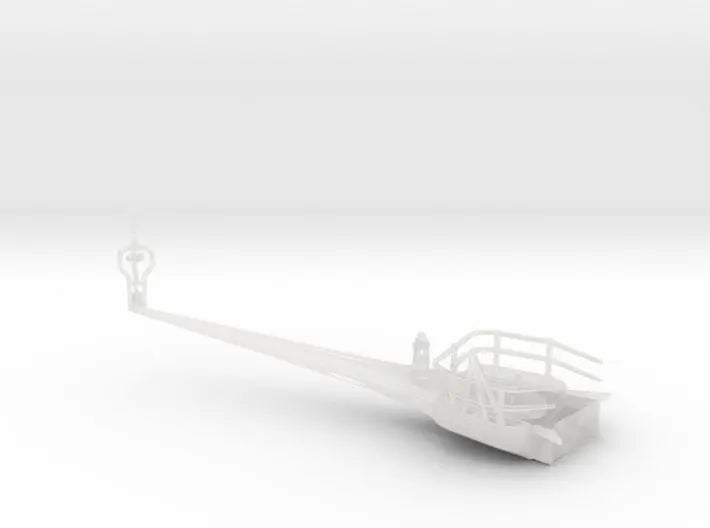1/100 IJN Yamato antenna yard arm port - distefan 3d print