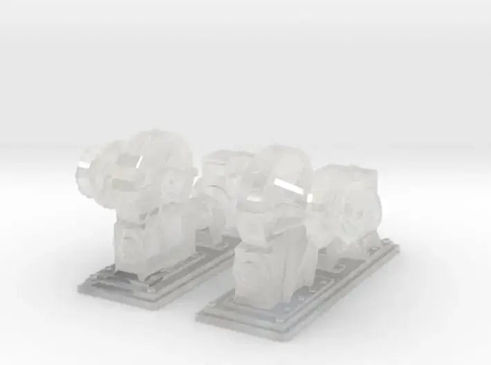 1/100 IJN Yamato deck winch set 2pcs - distefan 3d print