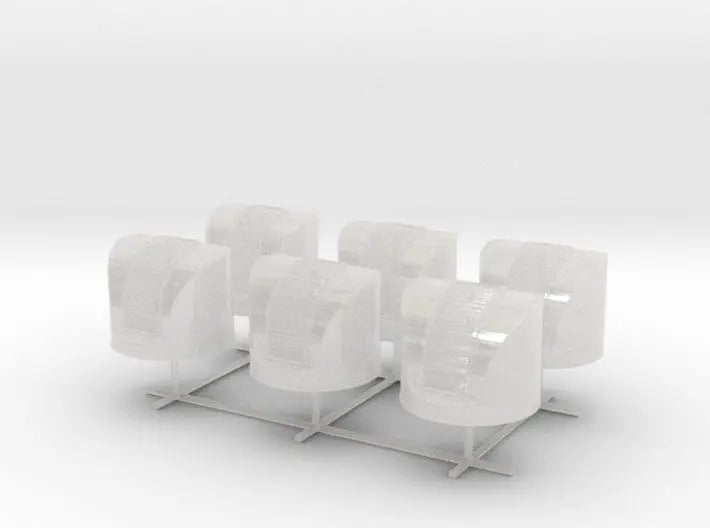 1/100 IJN Yamato searchlight controller set 6pcs - distefan 3d print