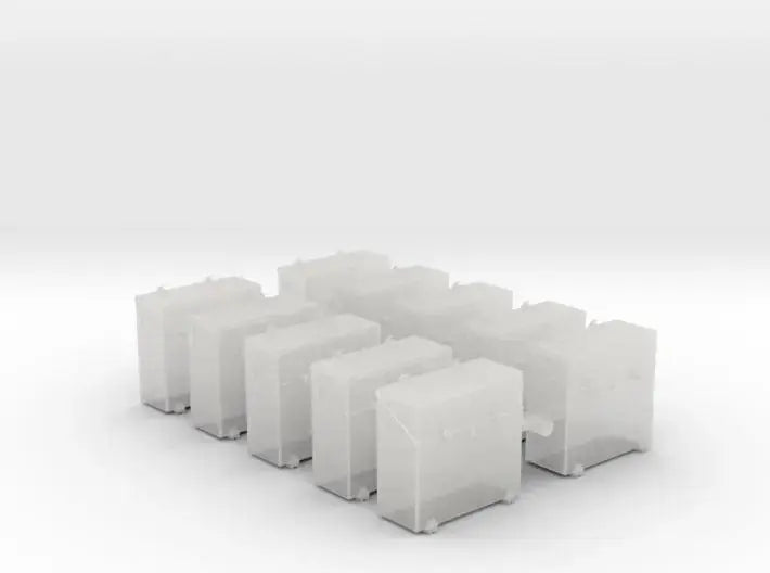 1/100 IJN storage box for 25mm triple set 10pcs - distefan 3d print