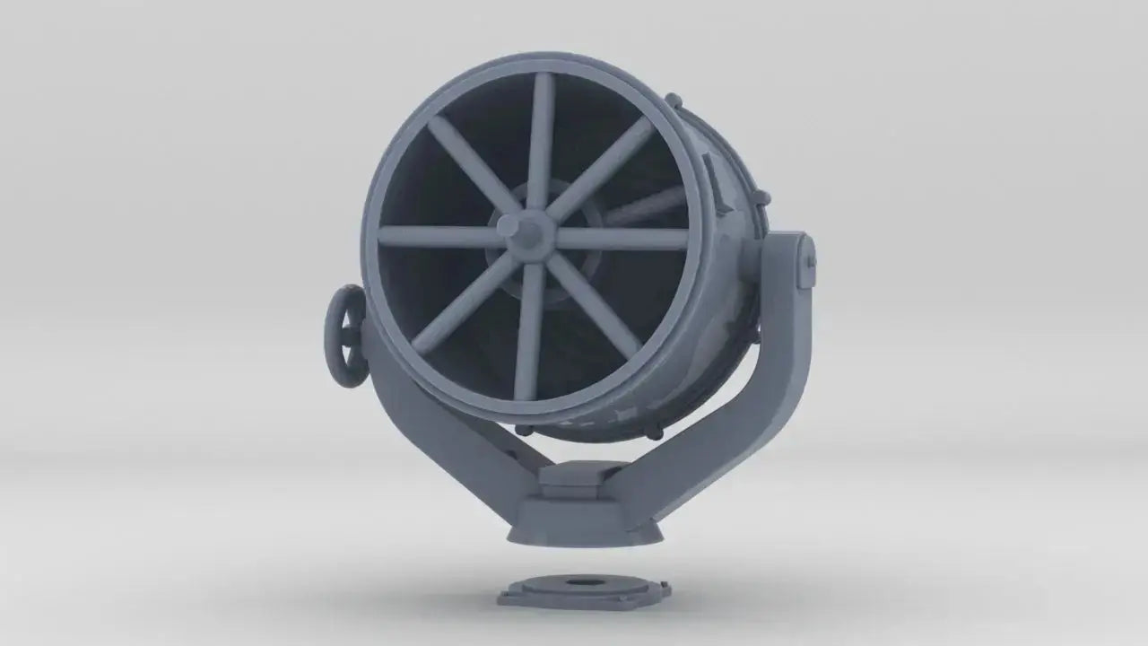 1/100 Italian Roma Searchlight 105cm Set - distefan 3d print