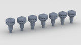 1/100 Italy Roma Mushroom Diam 2.5mm Set (7pcs)