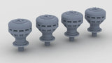 1/100 Italy Roma Mushroom Diam 3mm A Set (4pcs)
