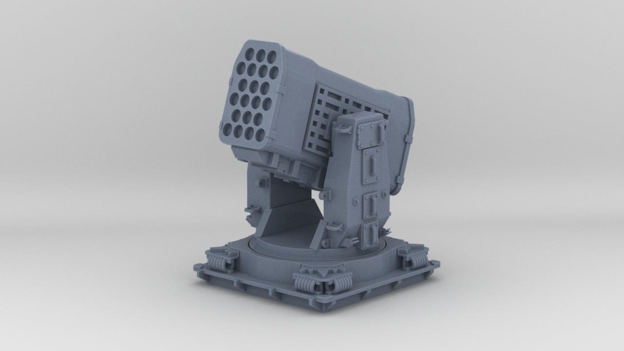 1/100 RAM Missile w/o Storage Lockers (Elevated) - distefan 3d print