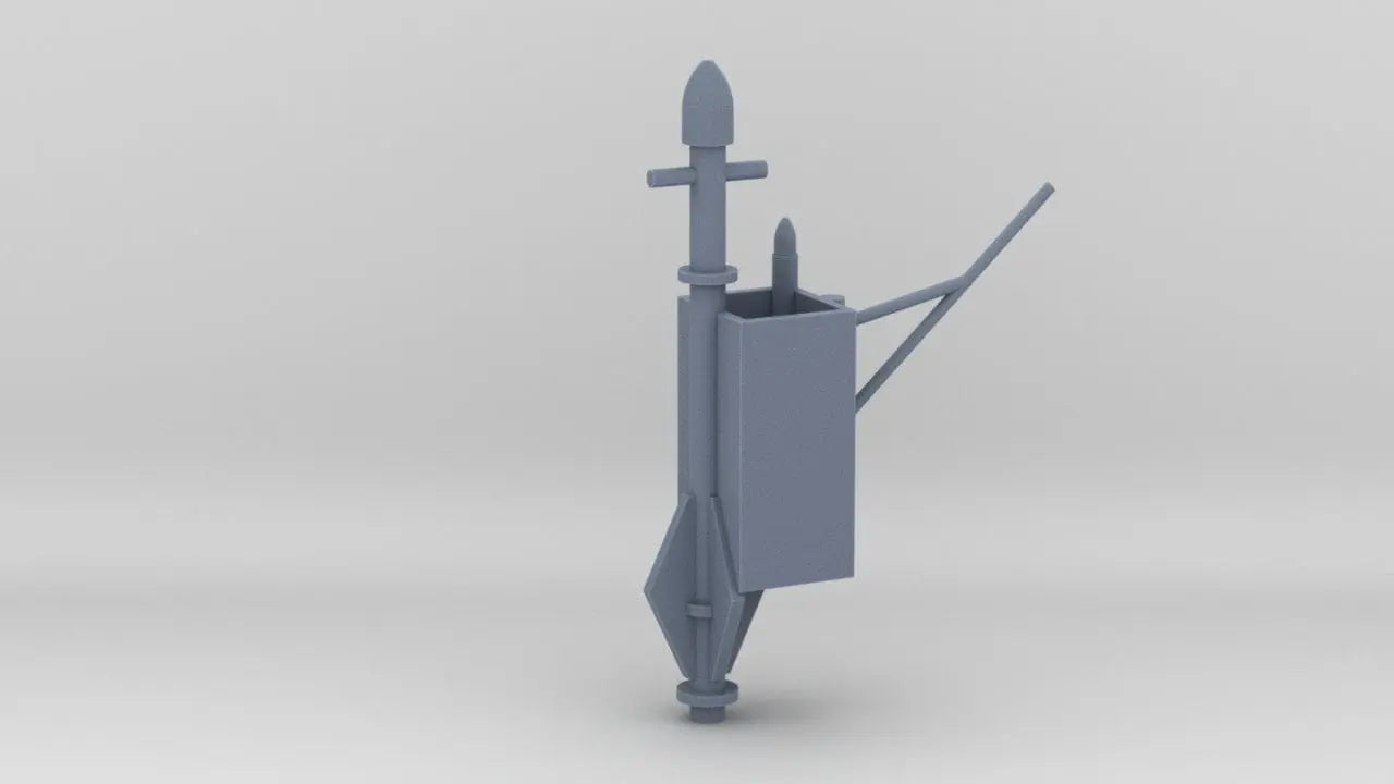 1/100 Richelieu Aft Funnel Mast - distefan 3d print
