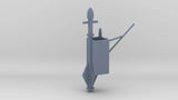 1/100 Richelieu Aft Funnel Mast
