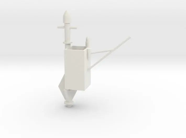 1/100 Richelieu structure aft deck 2 funnel, mast - distefan 3d print
