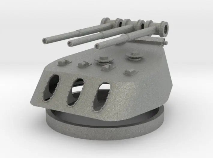 1/100 Russian Gangut - Main Turret SET - distefan 3d print