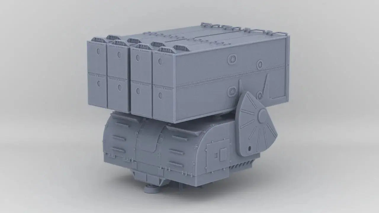 1/100 USA RUR-5A Mark 112 ASROC Launcher Kit v2 - distefan 3d print – alternate view
