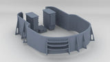 1/100 USN 3 inch 50 Gun Tub Set