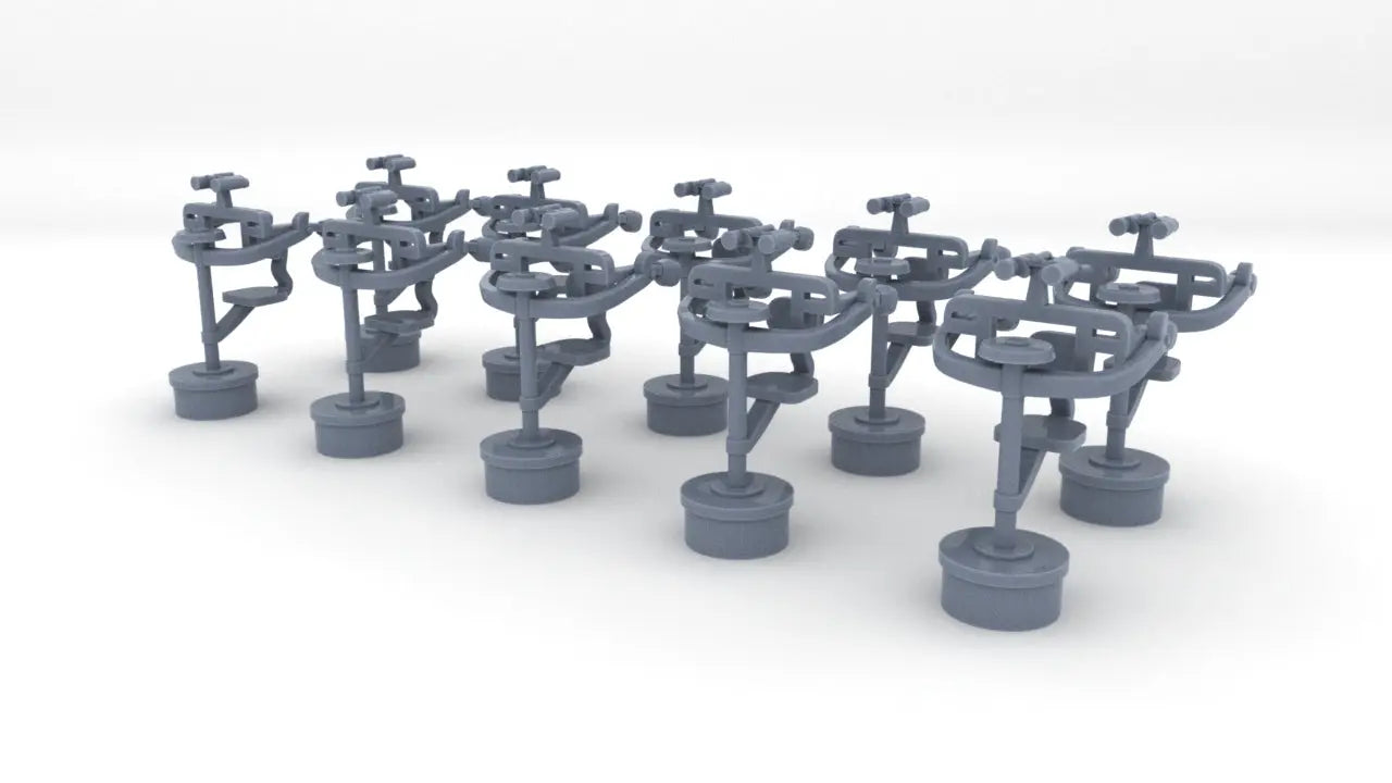 1/100 USN Skylookout Chairs Set (10pcs) Resin3Dinteractive