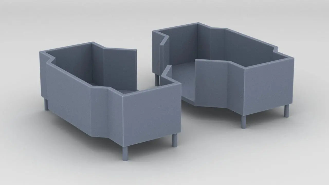 1/100 USS Helena (CL-50) Aft 20mm Tubs Set (2pcs) - distefan 3d print